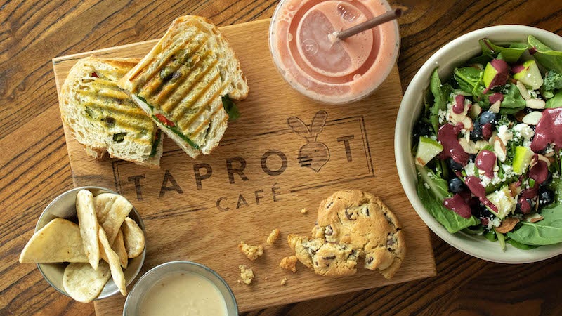 Locally Sourced at Taproot Café